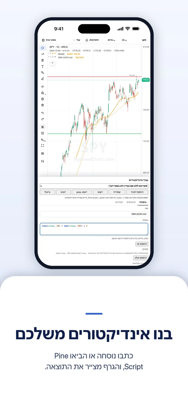 MyLinedChart ב-iPhone, תמונה 5