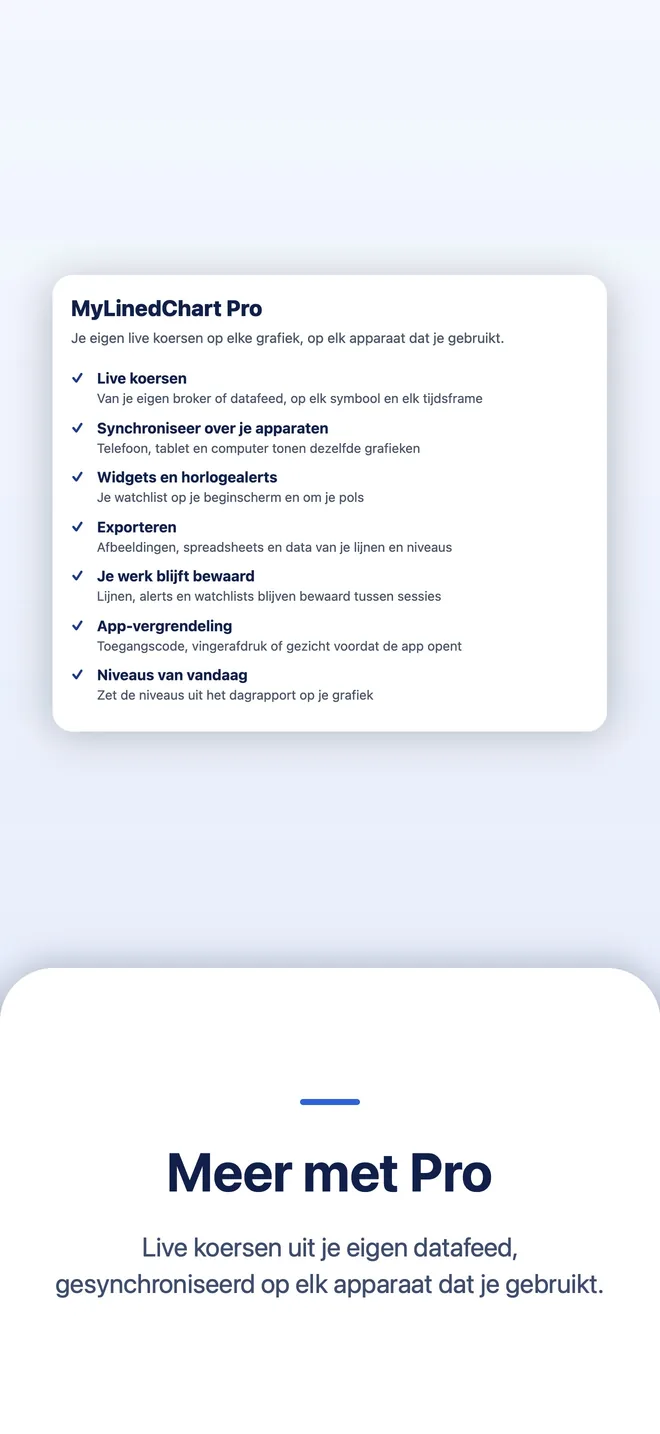 MyLinedChart op iPhone, afbeelding 10