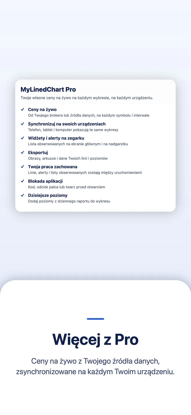 MyLinedChart na iPhone, obraz 10