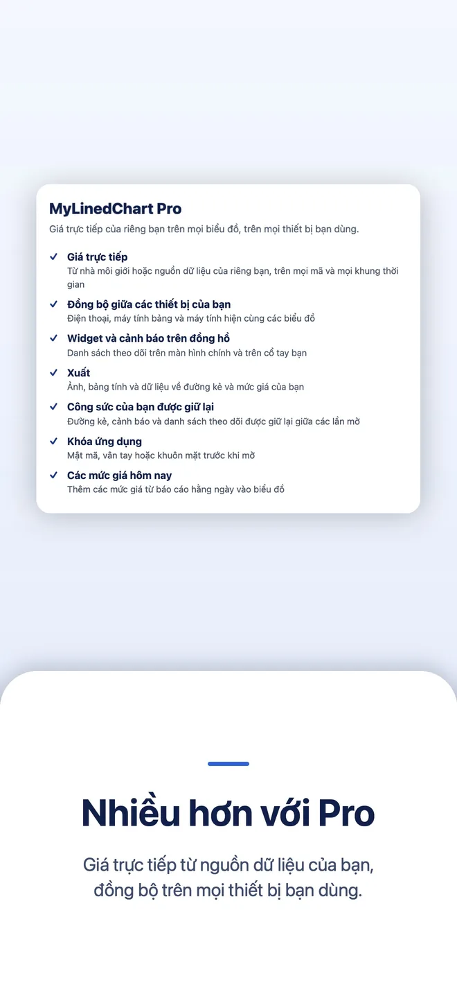 MyLinedChart trên iPhone, hình 10